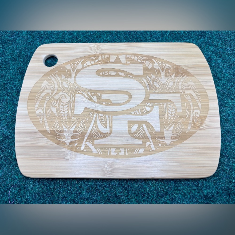 San Francisco 49ers Tribal Cutting Board